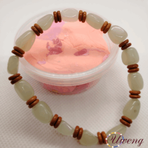 Olive Shell Nephrite Jade Bracelet