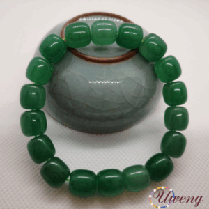 Aventurine Quartz Jade Jujube Bead Bracelet