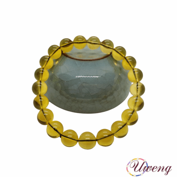 Blue Amber Bracelet