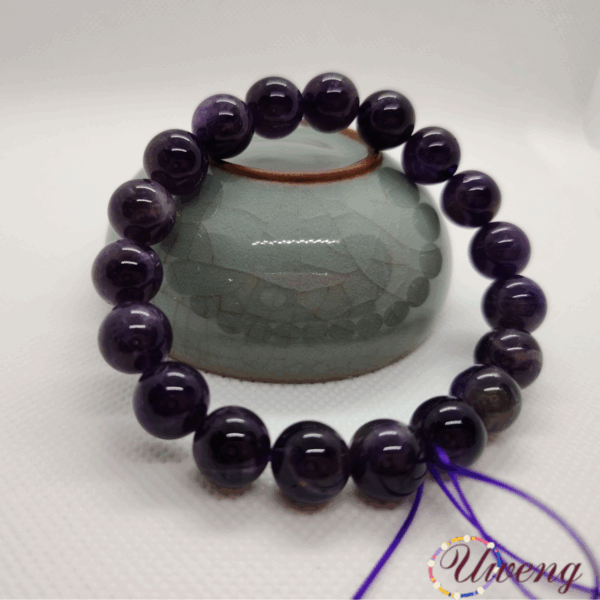 Lavender crystal bracelet - Image 3