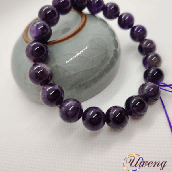 Lavender crystal bracelet - Image 4