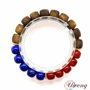 Agarwood+lapis lazuli+southern red agate+silver gold-plated
